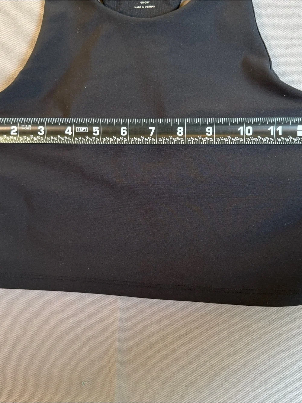 Old Navy Youth szL (10-12) Active Powersoft Go Dry Black Workout Bra CroppedTank